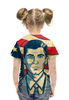 Заказать детскую футболку в Москве. Футболка с полной запечаткой для девочек АРЧЕР от Jimmy Flash - готовые дизайны и нанесение принтов.