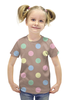 Заказать детскую футболку в Москве. Футболка с полной запечаткой для девочек НЕЖНОСТЬ от CoolDesign - готовые дизайны и нанесение принтов.