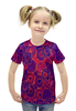 Заказать детскую футболку в Москве. Футболка с полной запечаткой для девочек Сладости-Радости от THE_NISE  - готовые дизайны и нанесение принтов.