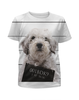 Заказать детскую футболку в Москве. Футболка с полной запечаткой для девочек Bad DOG от solntse - готовые дизайны и нанесение принтов.