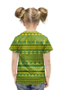 Заказать детскую футболку в Москве. Футболка с полной запечаткой для девочек AZTEC от CoolDesign - готовые дизайны и нанесение принтов.