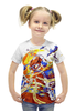 Заказать детскую футболку в Москве. Футболка с полной запечаткой для девочек Абстракция от ПРИНТЫ ПЕЧАТЬ  - готовые дизайны и нанесение принтов.