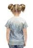 Заказать детскую футболку в Москве. Футболка с полной запечаткой для девочек Снежная елка от THE_NISE  - готовые дизайны и нанесение принтов.