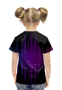 Заказать детскую футболку в Москве. Футболка с полной запечаткой для девочек Звуковая волна от THE_NISE  - готовые дизайны и нанесение принтов.