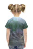 Заказать детскую футболку в Москве. Футболка с полной запечаткой для девочек Зимние узоры от alena-7878@mail.ru - готовые дизайны и нанесение принтов.