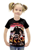 Заказать детскую футболку в Москве. Футболка с полной запечаткой для девочек Pit bull от Серега Шнайдер - готовые дизайны и нанесение принтов.