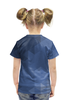 Заказать детскую футболку в Москве. Футболка с полной запечаткой для девочек Полигональный Лев от Andrew Zaycev - готовые дизайны и нанесение принтов.