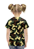 Заказать детскую футболку в Москве. Футболка с полной запечаткой для девочек camouflage style от THE_NISE  - готовые дизайны и нанесение принтов.