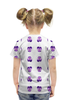Заказать детскую футболку в Москве. Футболка с полной запечаткой для девочек Анютины глазки от anomalica - готовые дизайны и нанесение принтов.