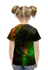 Заказать детскую футболку в Москве. Футболка с полной запечаткой для девочек Вселенная от THE_NISE  - готовые дизайны и нанесение принтов.