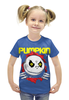 Заказать детскую футболку в Москве. Футболка с полной запечаткой для девочек Pumpkin  от ПРИНТЫ ПЕЧАТЬ  - готовые дизайны и нанесение принтов.