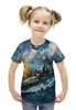 Заказать детскую футболку в Москве. Футболка с полной запечаткой для девочек World of Warships от aleks_say - готовые дизайны и нанесение принтов.