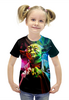 Заказать детскую футболку в Москве. Футболка с полной запечаткой для девочек Фэнтези     от ПРИНТЫ ПЕЧАТЬ  - готовые дизайны и нанесение принтов.