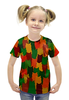 Заказать детскую футболку в Москве. Футболка с полной запечаткой для девочек Домашние питомцы от THE_NISE  - готовые дизайны и нанесение принтов.