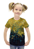 Заказать детскую футболку в Москве. Футболка с полной запечаткой для девочек Abstract от d_ari.design@mail.ru - готовые дизайны и нанесение принтов.