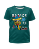 Заказать детскую футболку в Москве. Футболка с полной запечаткой для девочек Dance  от T-shirt print  - готовые дизайны и нанесение принтов.