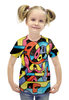 Заказать детскую футболку в Москве. Футболка с полной запечаткой для девочек ttt`12ll от Vadim Koval - готовые дизайны и нанесение принтов.