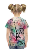 Заказать детскую футболку в Москве. Футболка с полной запечаткой для девочек Париж от THE_NISE  - готовые дизайны и нанесение принтов.