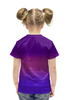 Заказать детскую футболку в Москве. Футболка с полной запечаткой для девочек Песик  от T-shirt print  - готовые дизайны и нанесение принтов.