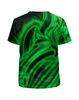 Заказать детскую футболку в Москве. Футболка с полной запечаткой для девочек Яркий зеленый от THE_NISE  - готовые дизайны и нанесение принтов.