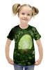 Заказать детскую футболку в Москве. Футболка с полной запечаткой для девочек Таинственный лес от Дана Столыпина - готовые дизайны и нанесение принтов.