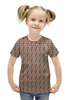 Заказать детскую футболку в Москве. Футболка с полной запечаткой для девочек Черепа  от Leichenwagen - готовые дизайны и нанесение принтов.