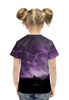 Заказать детскую футболку в Москве. Футболка с полной запечаткой для девочек Созвездие Волка от  PRO_DESIGN - готовые дизайны и нанесение принтов.