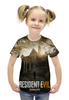 Заказать детскую футболку в Москве. Футболка с полной запечаткой для девочек Resident Evil 7 от game-fan - готовые дизайны и нанесение принтов.