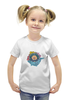 Заказать детскую футболку в Москве. Футболка с полной запечаткой для девочек Компас от THE_NISE  - готовые дизайны и нанесение принтов.