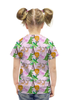Заказать детскую футболку в Москве. Футболка с полной запечаткой для девочек Животные от T-shirt print  - готовые дизайны и нанесение принтов.