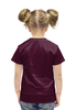 Заказать детскую футболку в Москве. Футболка с полной запечаткой для девочек Золотая ухмылка от Leichenwagen - готовые дизайны и нанесение принтов.