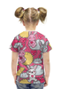 Заказать детскую футболку в Москве. Футболка с полной запечаткой для девочек Зайцы аниме от vphone - готовые дизайны и нанесение принтов.