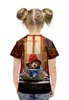 Заказать детскую футболку в Москве. Футболка с полной запечаткой для девочек Паддингтон от skynatural - готовые дизайны и нанесение принтов.