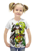Заказать детскую футболку в Москве. Футболка с полной запечаткой для девочек Амаймон от Y L - готовые дизайны и нанесение принтов.