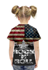 Заказать детскую футболку в Москве. Футболка с полной запечаткой для девочек Трамп от multikot - готовые дизайны и нанесение принтов.