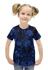 Заказать детскую футболку в Москве. Футболка с полной запечаткой для девочек Созвездия от THE_NISE  - готовые дизайны и нанесение принтов.