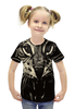 Заказать детскую футболку в Москве. Футболка с полной запечаткой для девочек Дикий зверь от THE_NISE  - готовые дизайны и нанесение принтов.