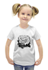 Заказать детскую футболку в Москве. Футболка с полной запечаткой для девочек  Цветок от THE_NISE  - готовые дизайны и нанесение принтов.