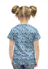 Заказать детскую футболку в Москве. Футболка с полной запечаткой для девочек Ледяное солнце от IrinkaArt  - готовые дизайны и нанесение принтов.