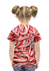 Заказать детскую футболку в Москве. Футболка с полной запечаткой для девочек Леденцы 3D от coolmag - готовые дизайны и нанесение принтов.
