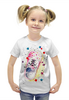 Заказать детскую футболку в Москве. Футболка с полной запечаткой для девочек Летние кеды от Ира Даненко - готовые дизайны и нанесение принтов.