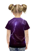 Заказать детскую футболку в Москве. Футболка с полной запечаткой для девочек молния от THE_NISE  - готовые дизайны и нанесение принтов.