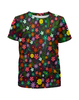 Заказать детскую футболку в Москве. Футболка с полной запечаткой для девочек Весенние цветы от THE_NISE  - готовые дизайны и нанесение принтов.
