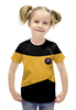 Заказать детскую футболку в Москве. Футболка с полной запечаткой для девочек Star Trek от galaxy secret - готовые дизайны и нанесение принтов.