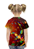 Заказать детскую футболку в Москве. Футболка с полной запечаткой для девочек Мелодия от THE_NISE  - готовые дизайны и нанесение принтов.