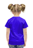 Заказать детскую футболку в Москве. Футболка с полной запечаткой для девочек Череп и треугольник от galaxy secret - готовые дизайны и нанесение принтов.
