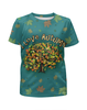 Заказать детскую футболку в Москве. Футболка с полной запечаткой для девочек Я люблю Осень от PolinaPo - готовые дизайны и нанесение принтов.