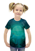 Заказать детскую футболку в Москве. Футболка с полной запечаткой для девочек Водолаз от Александр Дентон - готовые дизайны и нанесение принтов.