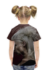 Заказать детскую футболку в Москве. Футболка с полной запечаткой для девочек Die Antwoord от skynatural - готовые дизайны и нанесение принтов.