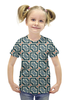 Заказать детскую футболку в Москве. Футболка с полной запечаткой для девочек VECTOR от CoolDesign - готовые дизайны и нанесение принтов.